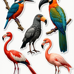 Animals & Wildlife - Sticker Sheet v30